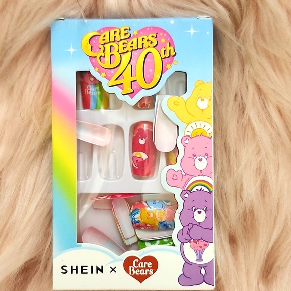 Brand New SHEIN X CARE BEARS False Nails-M/L - Picture 1 of 3